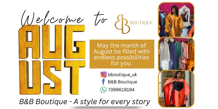 August Sales on B&B Boutique- banner